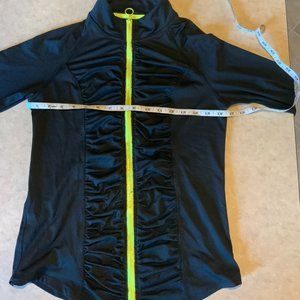 Hard Candy Sport cute zippered shirt size L women